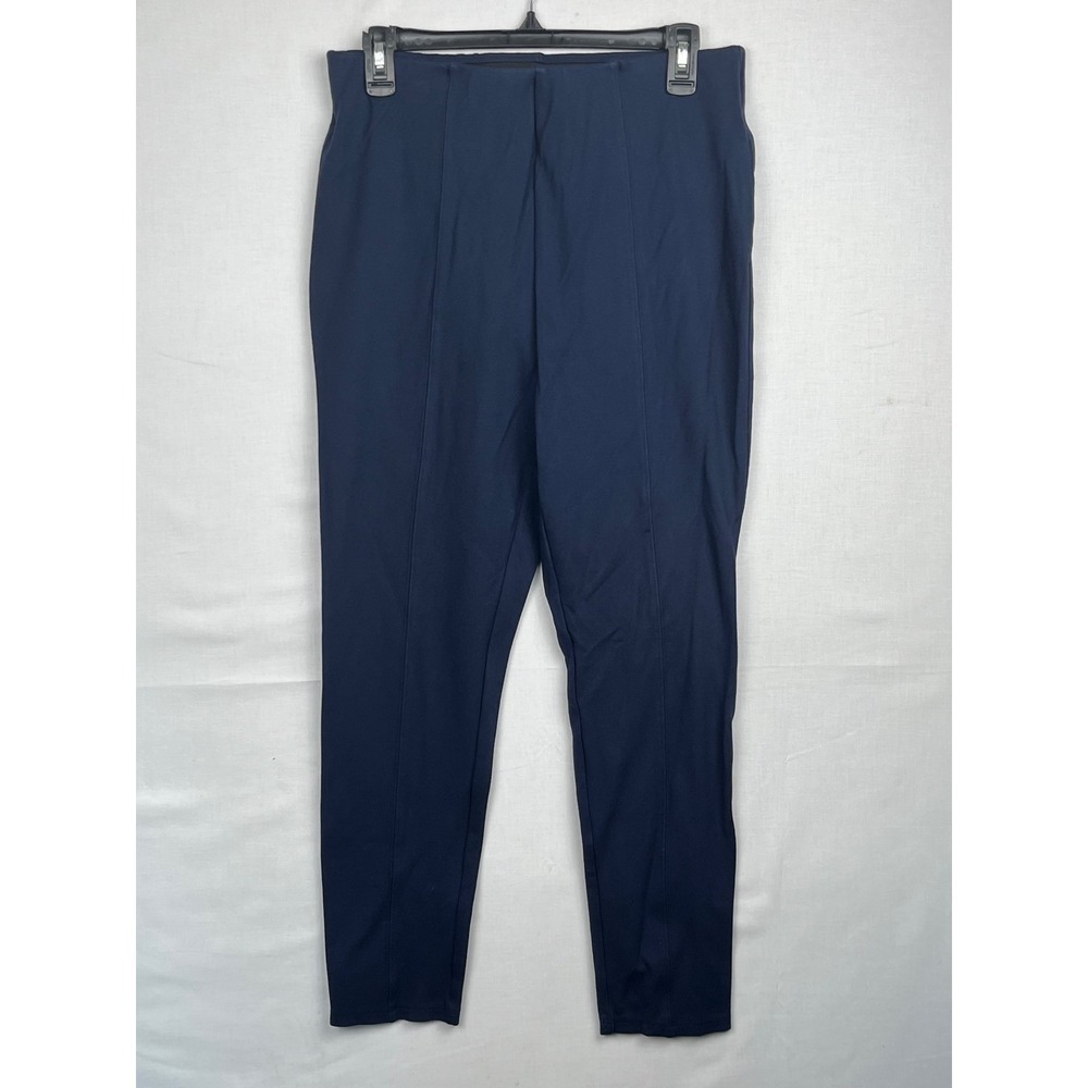 Old Navy Stevie Skinny Pants Extra High Rise Navy Blue Size‎ L Stretch Seamed